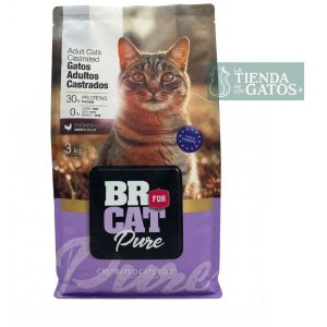 Alimento para gatos castrados BR for Cats - Sabor pollo de 3kg - G