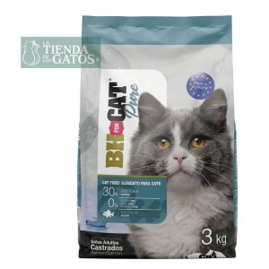 Alimento para gatos castrados BR for Cats - Sabor Salmon de 3kg - G