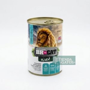 Alimento Húmedo BR CAT WILD sabor a Trucha - Lata por 400 gramos