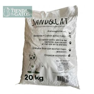 Arena Para Gatos Sandy Cat de 20 Kg