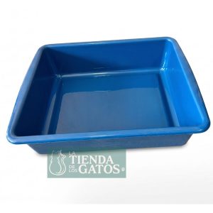 Arenero plástico para gatos de 40 x 50 x 13 cm - CH