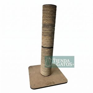 Rascador Tipo Torre Grande Redonda de cartón 40 x 40 cm Diámetro 12 cm