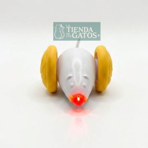 Ratón interactivo con ruedas y luces - recargable USB
