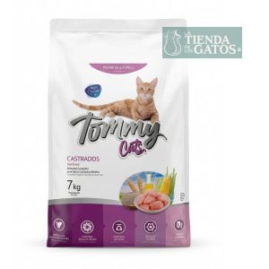 Alimento para gatos castrados Tommy Cats por 7 kg