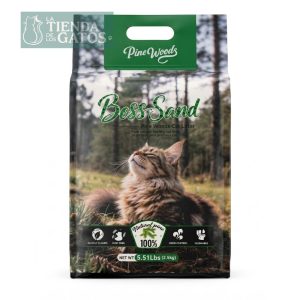 Arena Ecológica y Biodegradable de Pino Boss - Bolsa por 2.5 kg