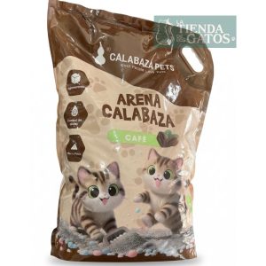 Arena Sanitaria para gatos Calabaza x 10 kg. Aroma a Café