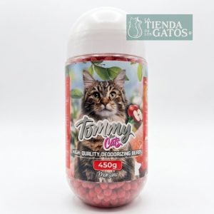 Deodorizante Tommy en perlas para arenero Olor a Manzana - Frasco por 450 g